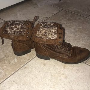 Brown boots